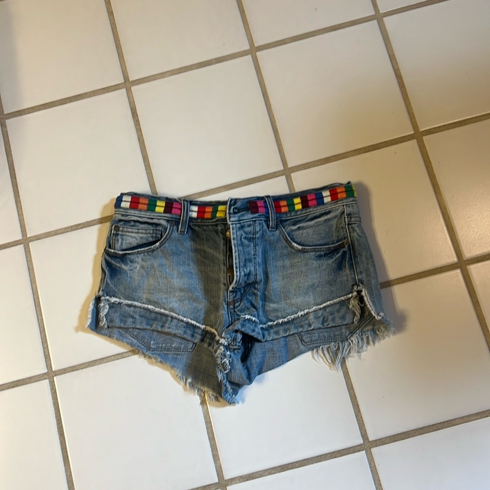 Free People denim Jean short 24